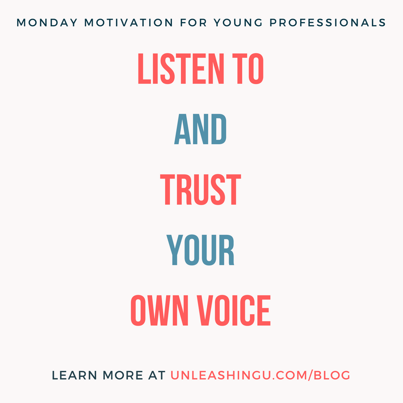 Monday Motivation: Take the Time to Listen to Your Own Voice